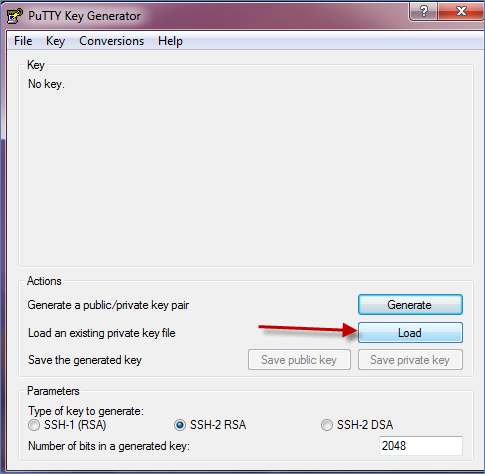 PuTTy Key Generator1